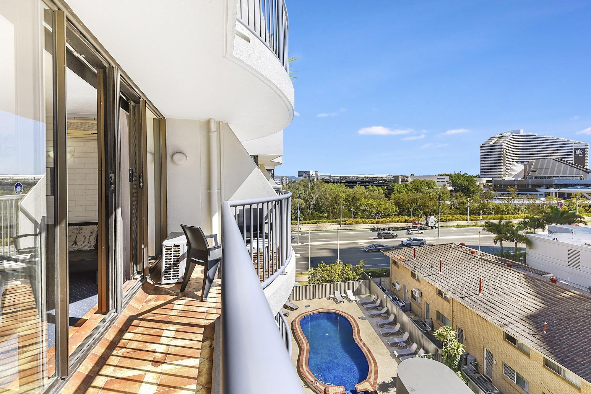 Broadbeach Travel Inn Apartments Gold Coast Exterior foto