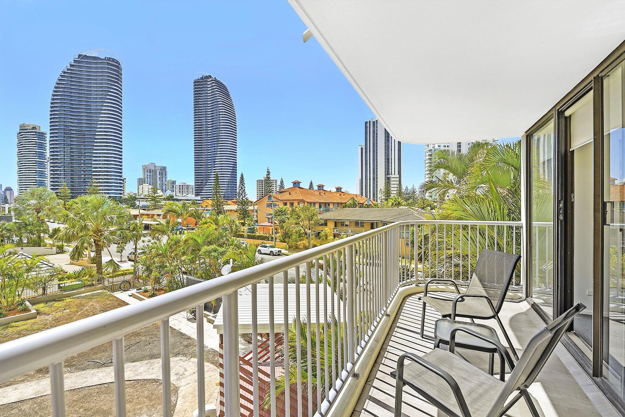 Broadbeach Travel Inn Apartments Gold Coast Exterior foto